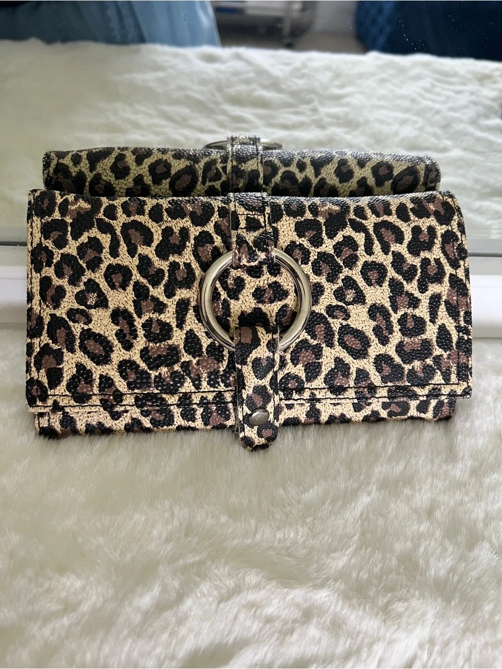 Leopard Print Travel Clutch for Jewelry